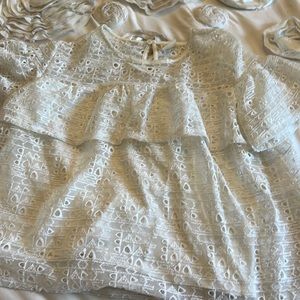 White lace, Zara blouse girls size 11/12